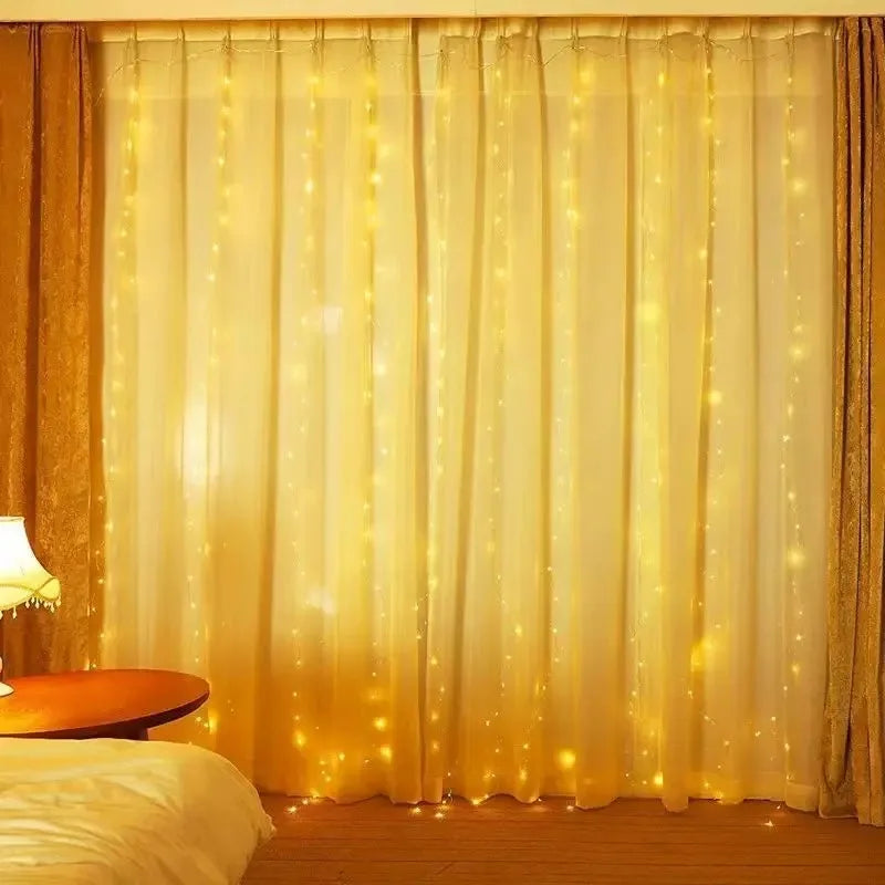Charming USB Curtain LED Fairy Lights for Christmas - Image 27