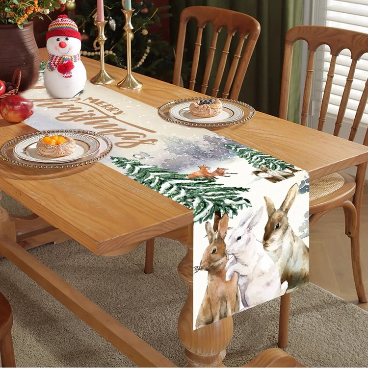 Festive Christmas Table Runners for Holiday Cheer - Image 76