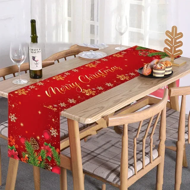 Festive Pinecone & Berry Christmas Table Runner - Image 15