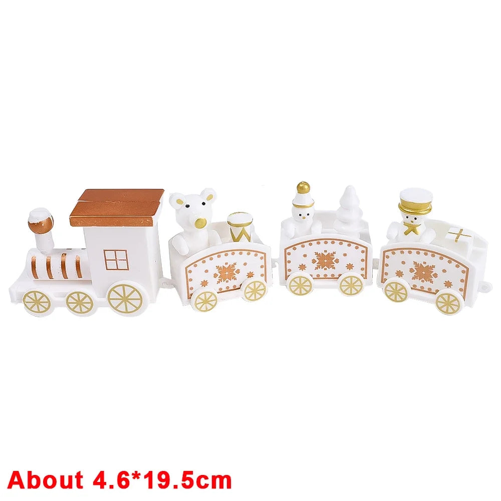 Wooden Train Christmas Ornaments for Kids' Decor - Image 23