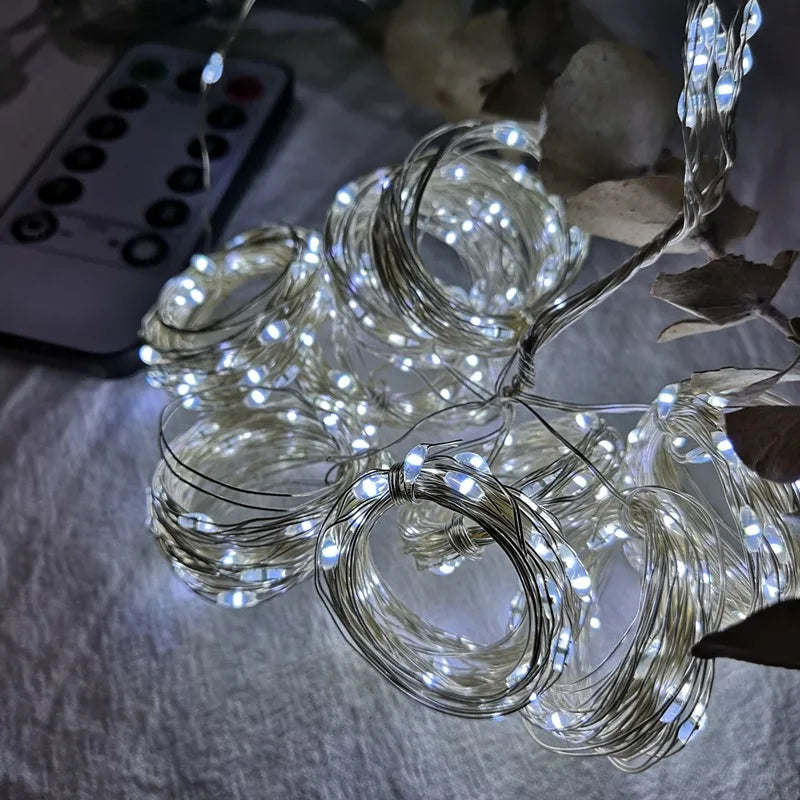 Enchanting USB Fairy String Lights for Christmas Decor - Image 13