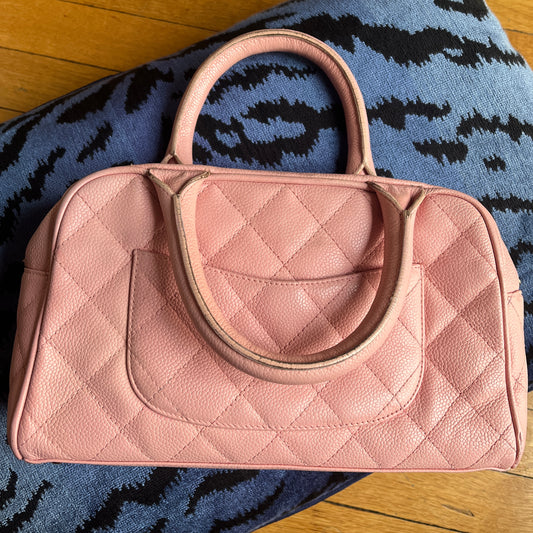 preowned miu miu wander mini bag - satin pink