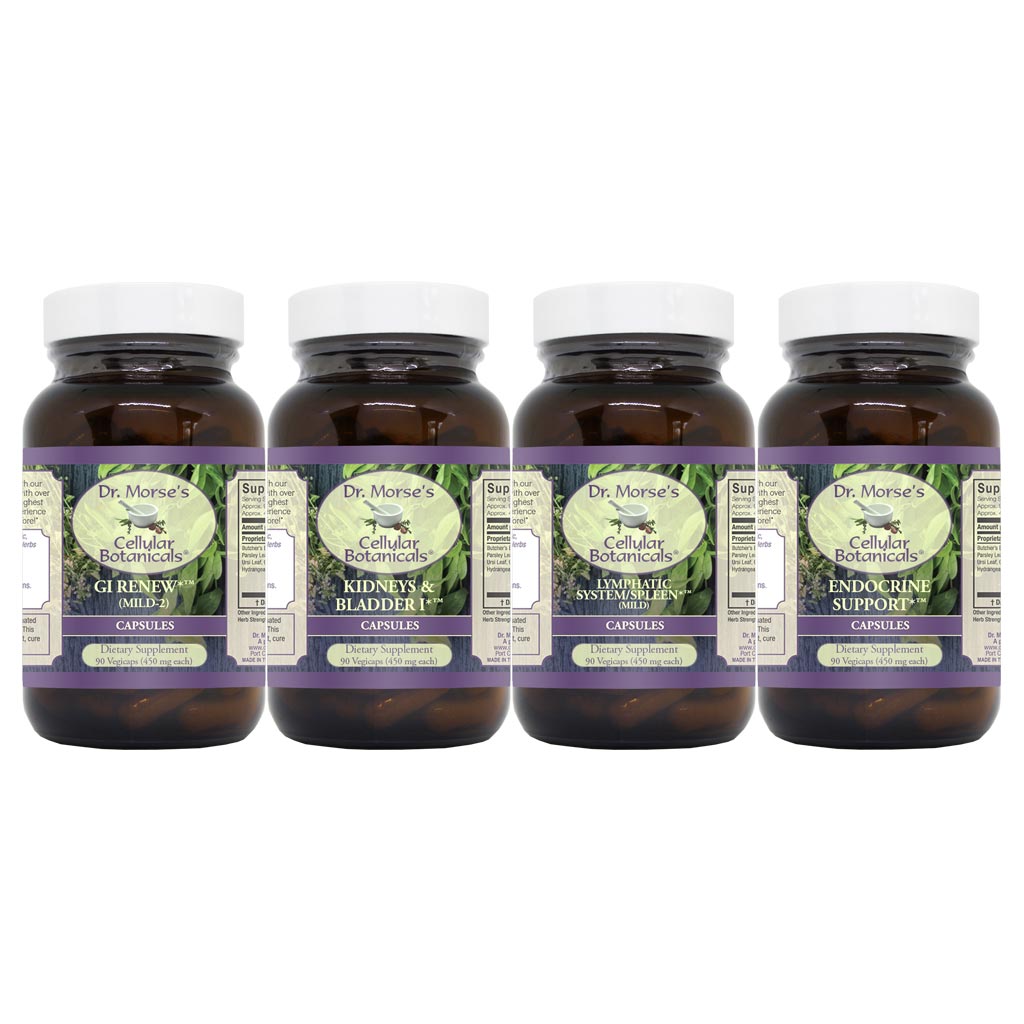 Fab Four Kit Capsules Dr. Morse's Herbal Health Club