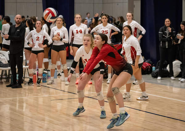 Volleyball Player Passing