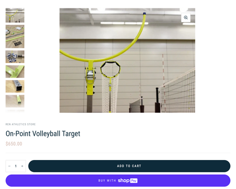 Volleyball Setting Target