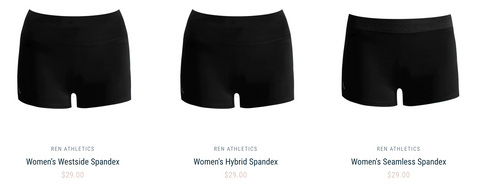 Women Volleyball Spandex Shorts - Seams, Hybrid, and Seamless
