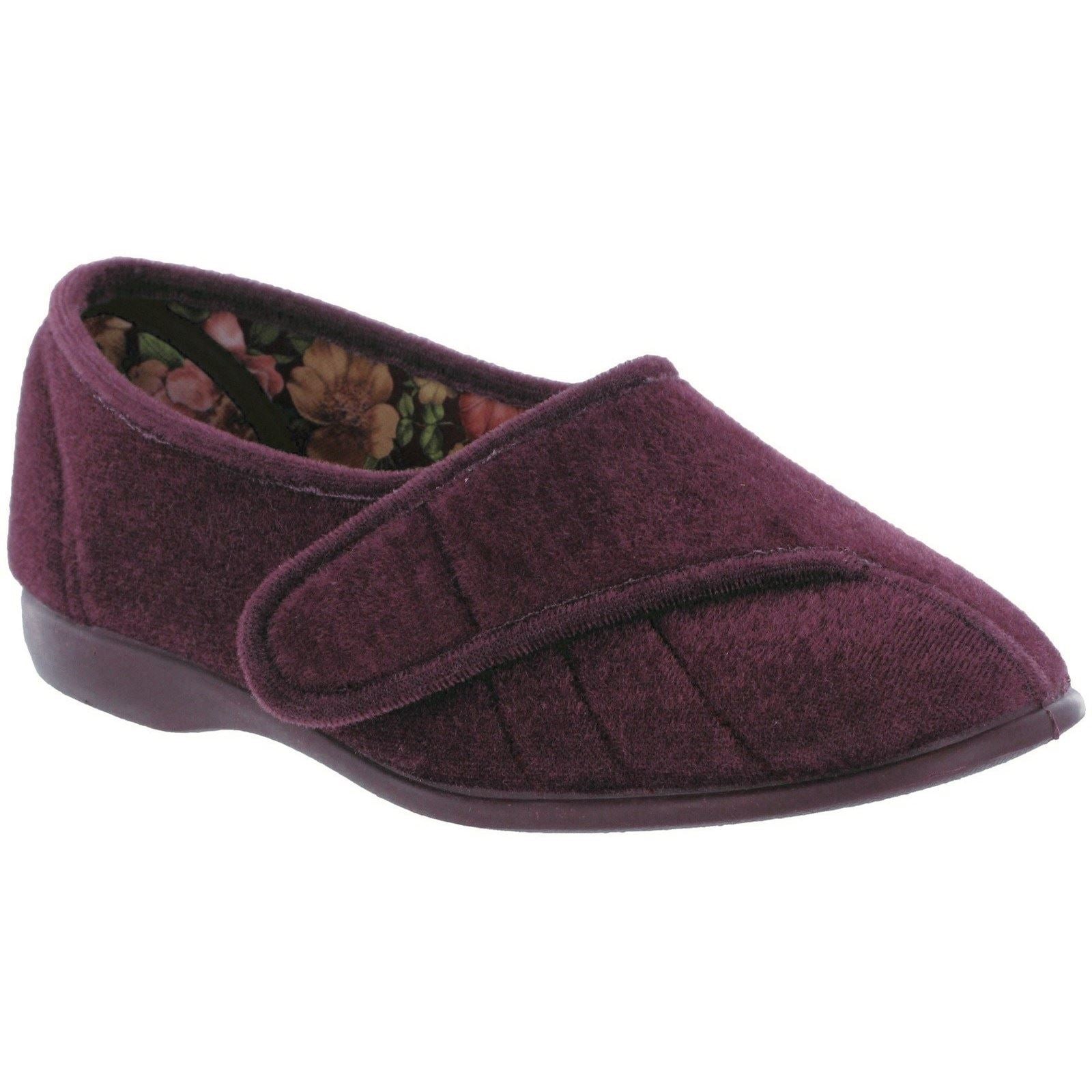 GBS Audrey Touch Fastening Slippers Foot Box
