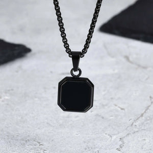 Casual Black Enamel Necklaces - BestShop