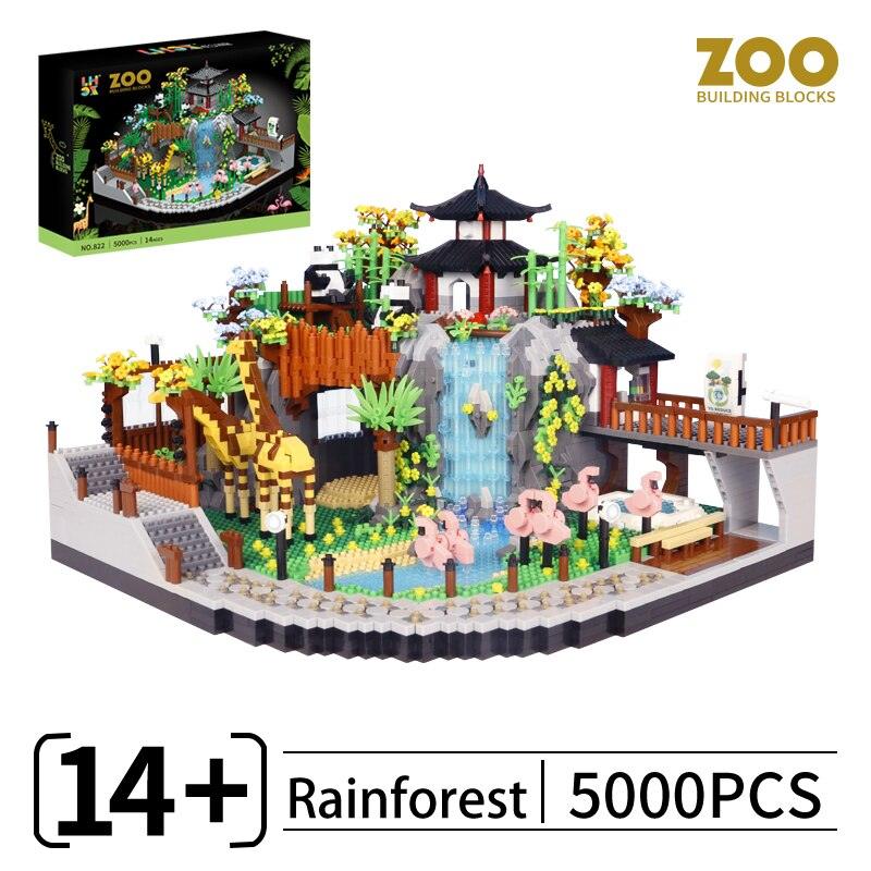 Rainforest Panda Zoo Building Blocks Set - Image 5