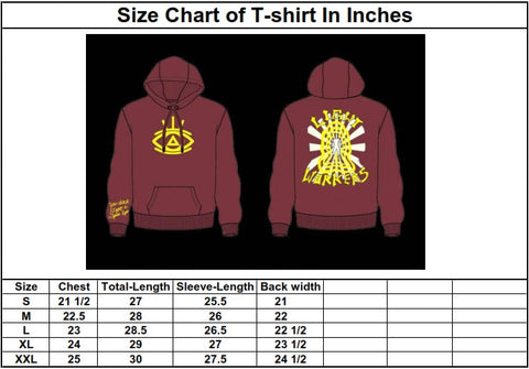 Hoodie Dimensions