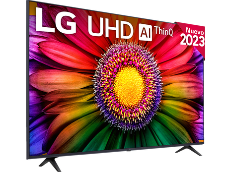 TV LED 55  LG 55UR80006LJ, UHD 4K, Inteligente α5 4K Gen6, Smart TV,  DVB-T2 (H.265), Azul Ceniza