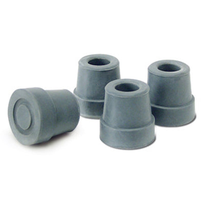 Graham Field Large Base Quad Cane Replacement Tips - 0.5", 2 Pair Per Pack