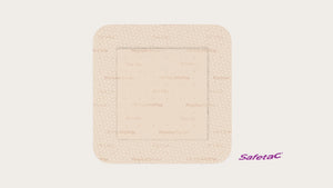 Molnlycke Mepilex Border Flex Lite Silicone Foam Adhesive with Border Dressing, 4in x 4in - Box of 5 - Resp NYC