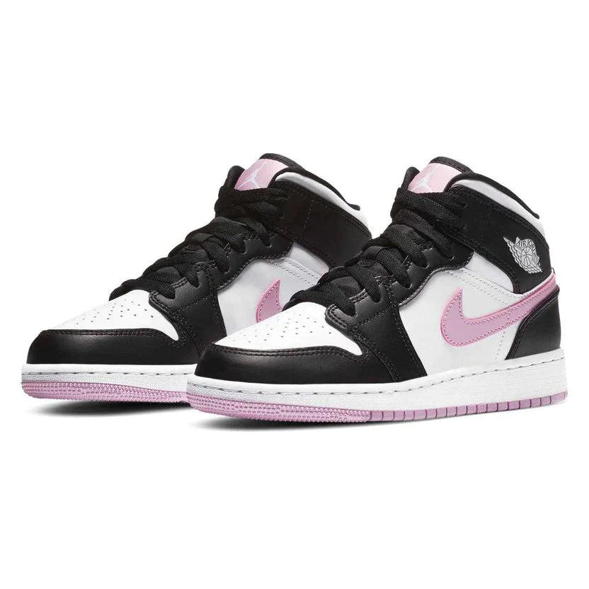 air jordan 1 mid white black light arctic pink