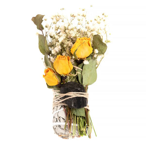 Floral Sage Black Tourmaline Crystal Cleansing Bundle - Sarimoire Wholesale