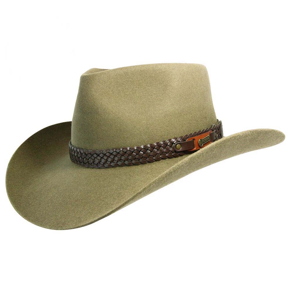 Akubra Snowy River Hat - Santone Fawn - Hats By The Hundred product image