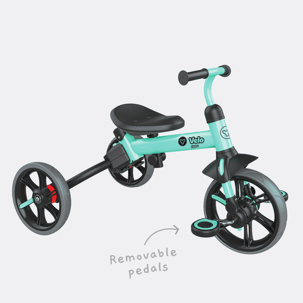 YVOLUTION Tricycledraisienne évolutive Yvelo Flippa Vert - Roulettoys