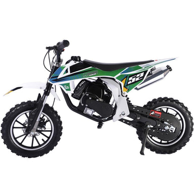 MotoTec Demon 50cc 2-Stroke Gas Kids Dirt Bike - Green