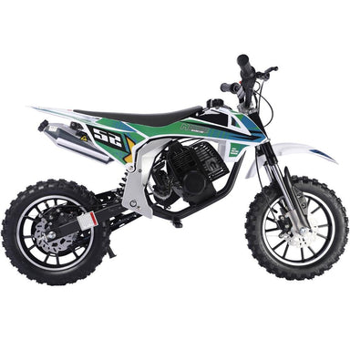 MotoTec Demon 50cc 2-Stroke Gas Kids Dirt Bike - Green