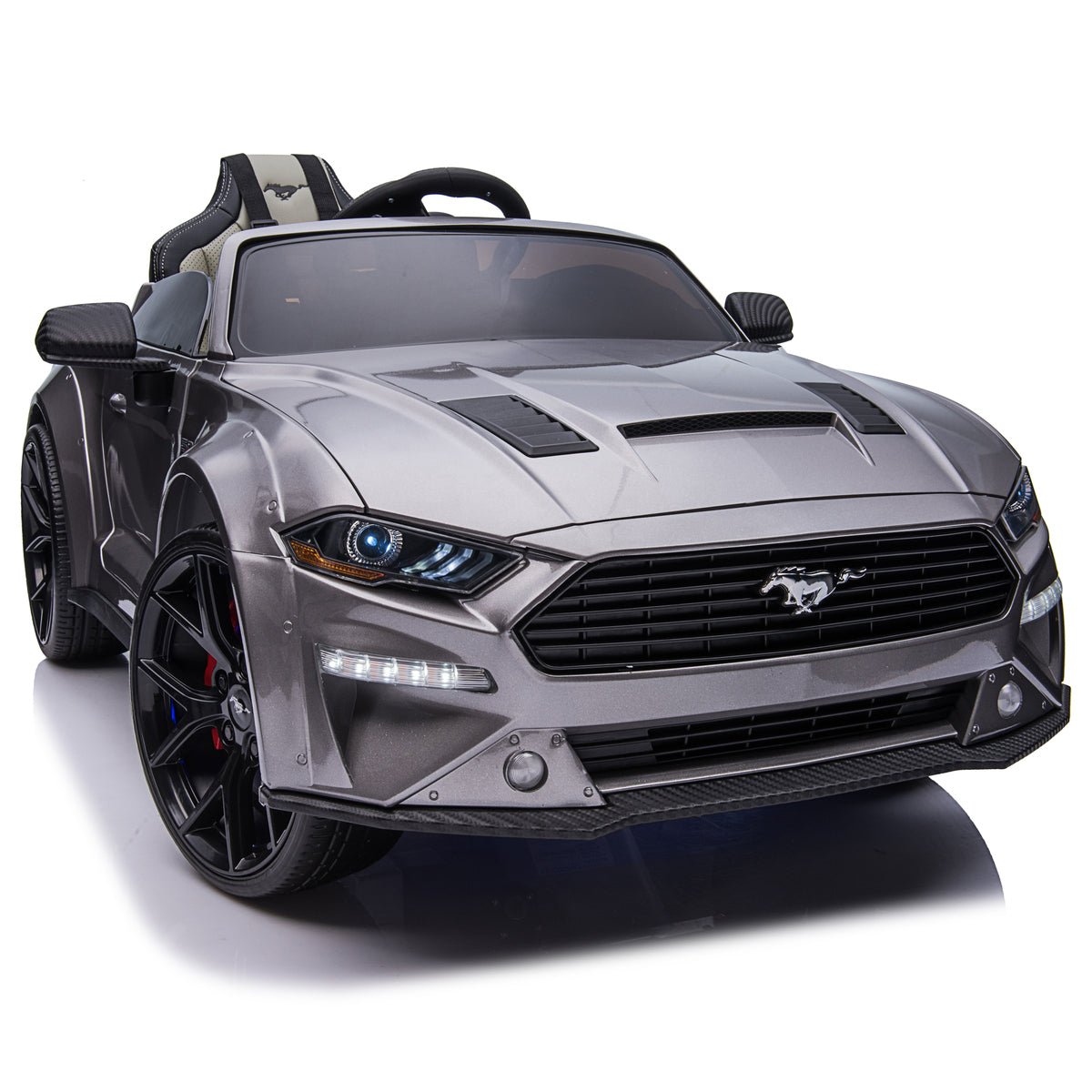 Moderno Kids FORD MUSTANG GT Custom Edition 24V Electric Ride-On Car, Remote