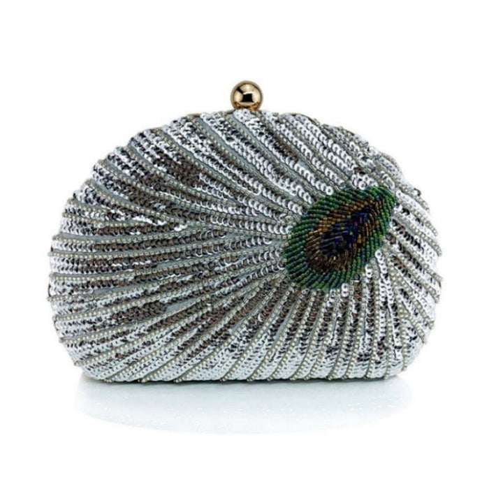 Luxy Moon Shell Clutch Purse