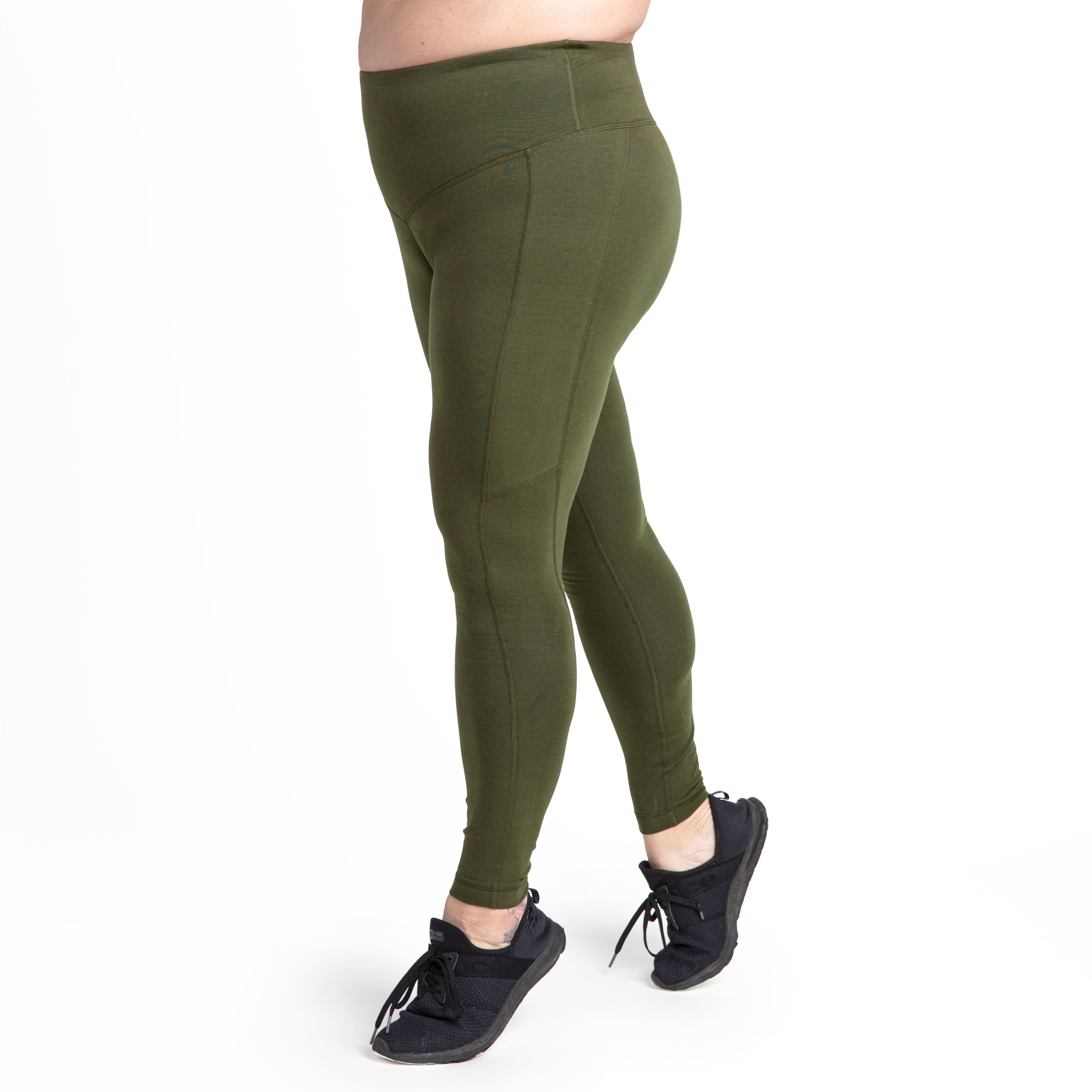 High-Waisted Elevate Mesh-Trim Compression Leggings for Women | Old Navy