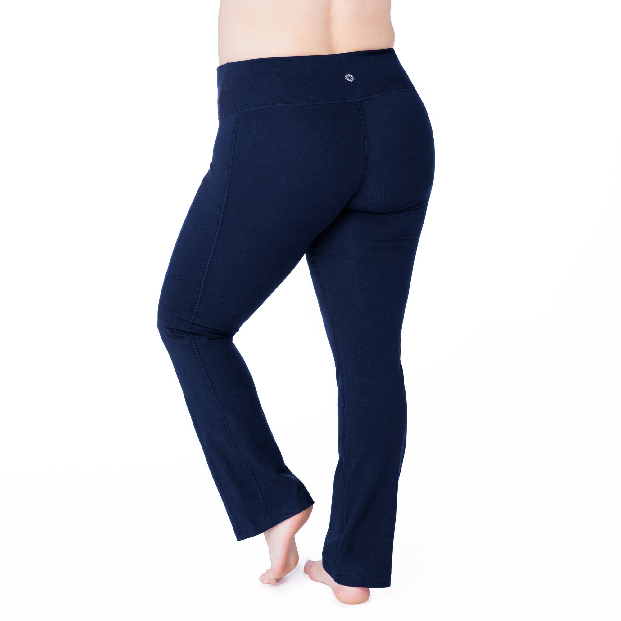 Women's Black Flared Sports Leggings - Stay Comfortable and