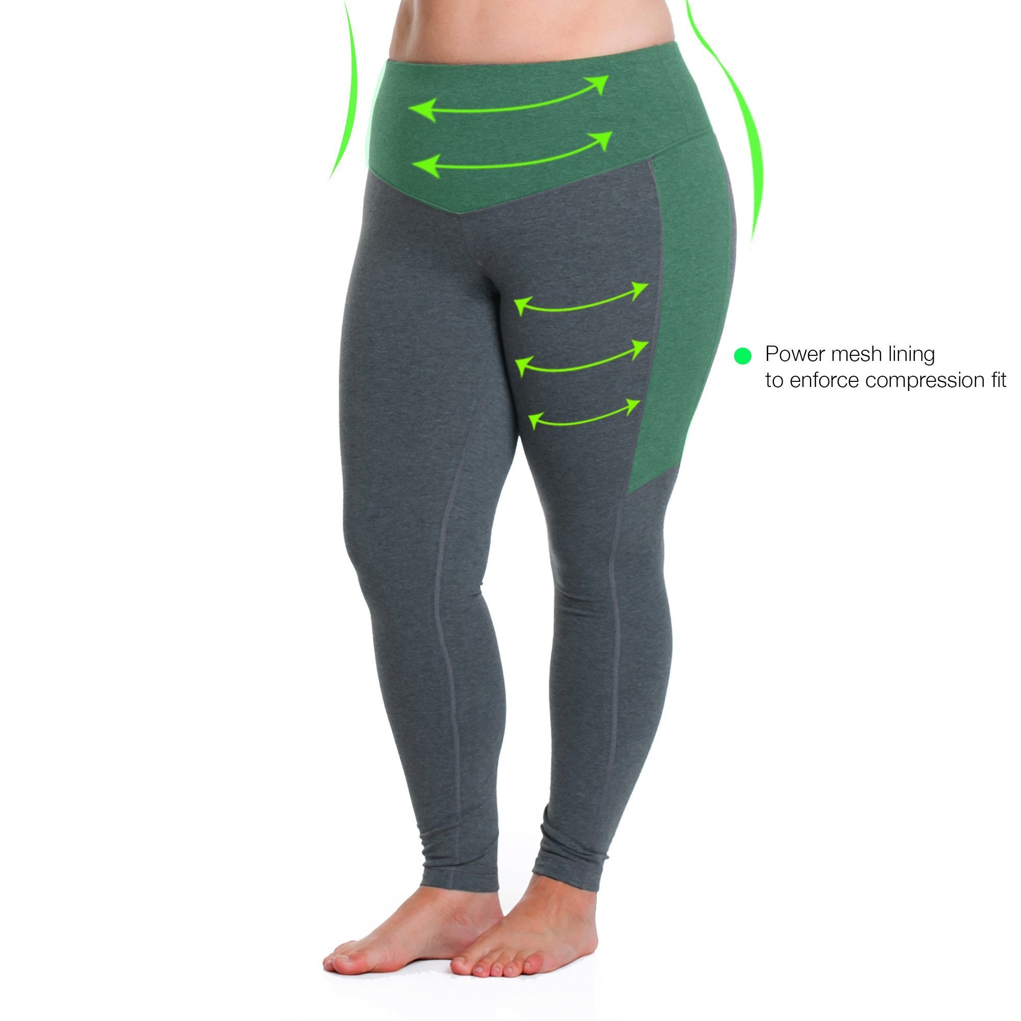 Rainbeau Curves - Curve Basix Compression Legging - Plus Size Clothing and  Activewear