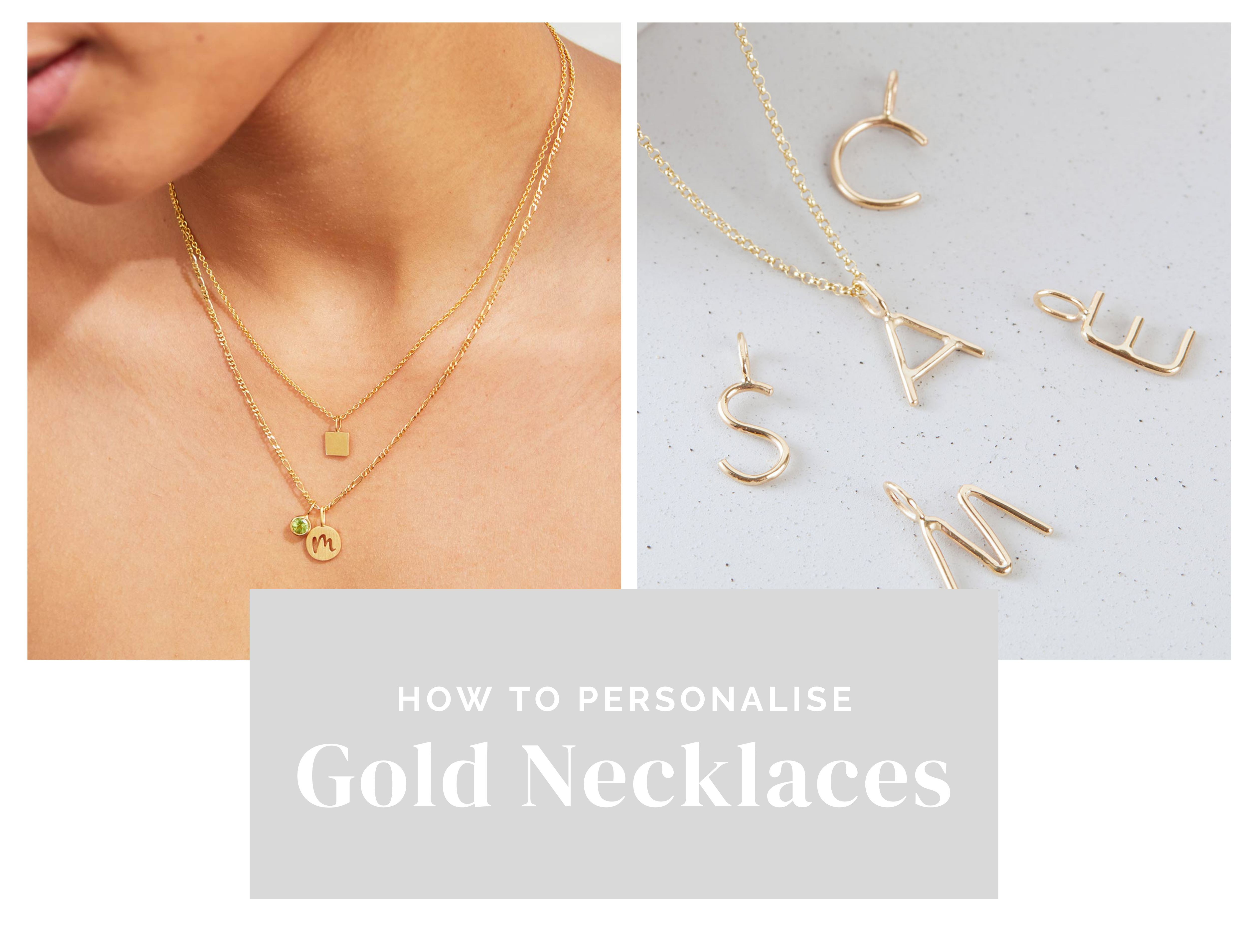 How to personalise gold necklaces by London jeweller Maya Magal