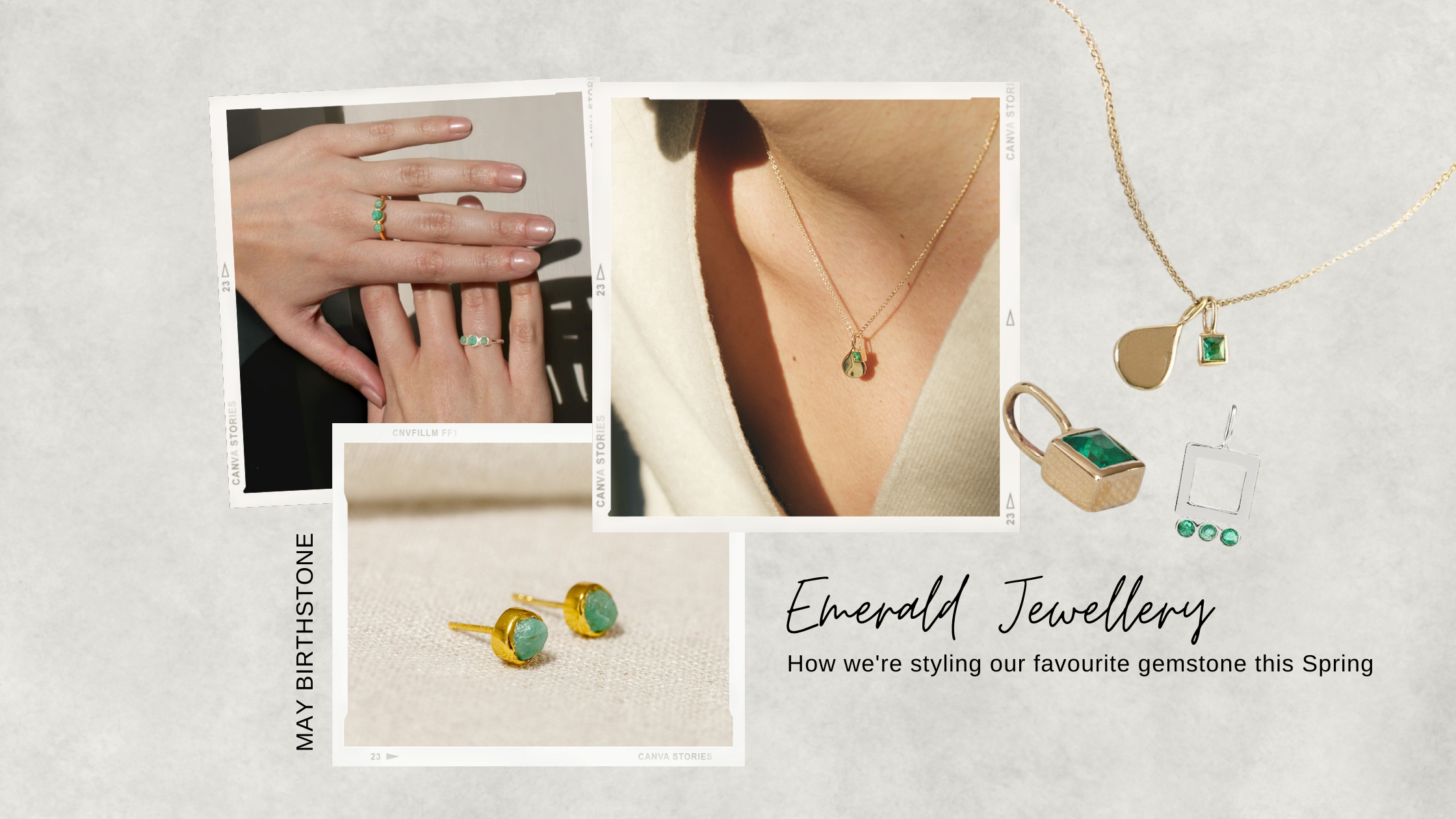 emerald jewellery may birthstone by maya magal london uk