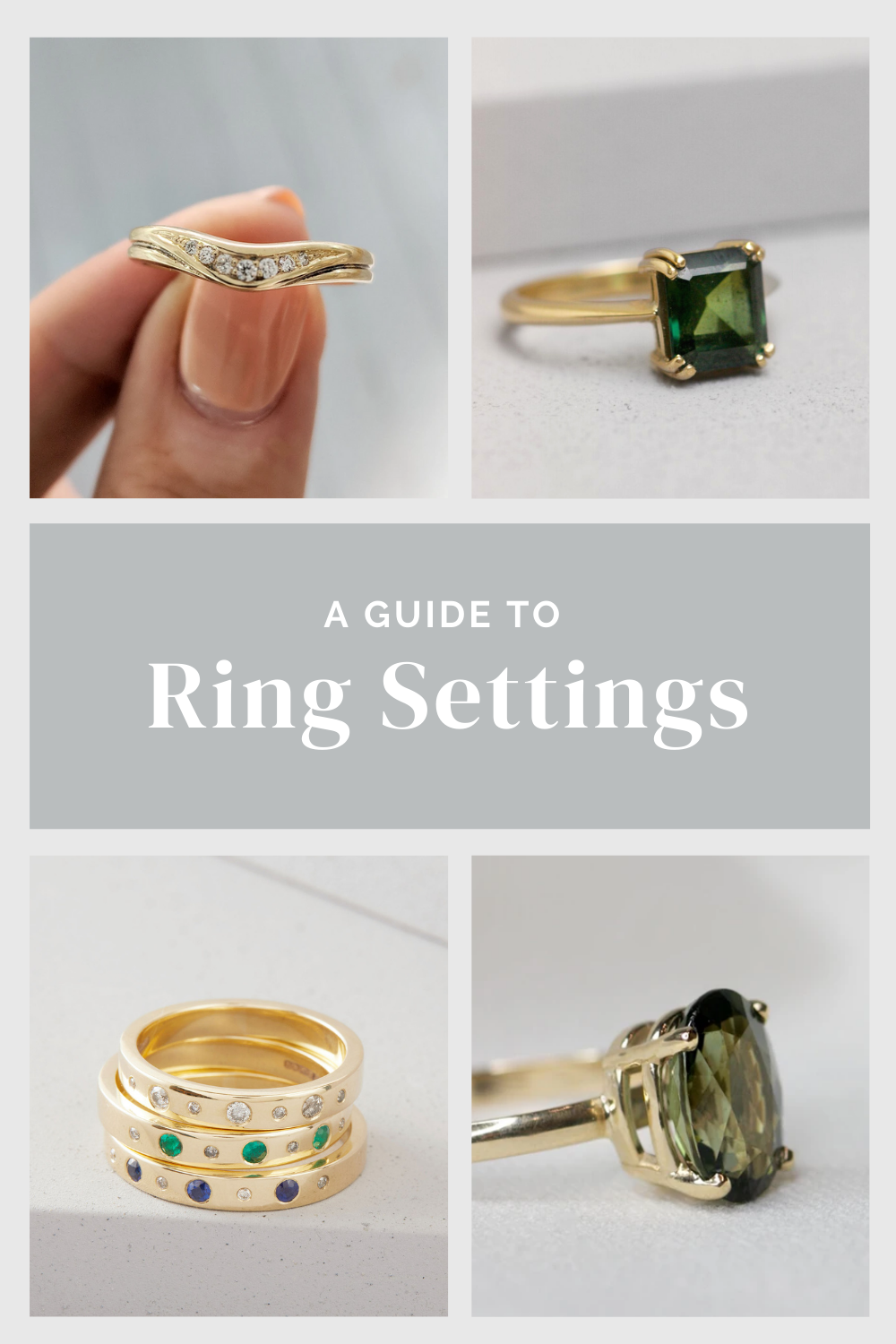 ring settings by London jeweller Maya Magal