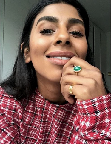 monikh dale blogger ring gold jewellery Maya Magal London