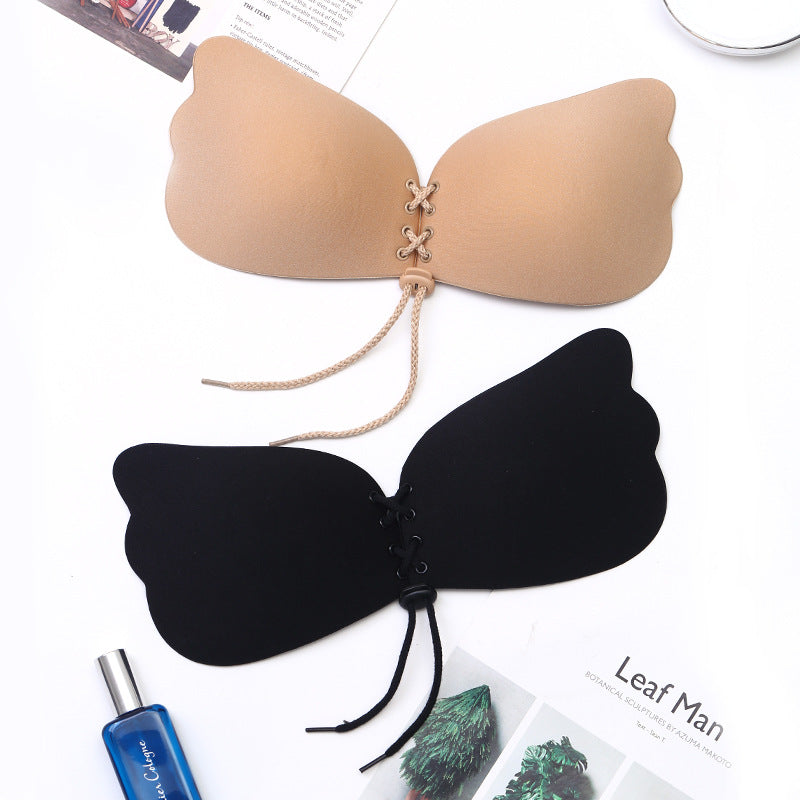 Strapless Backless Sticky Bra Adhesive Wings Drawstring Magic Bra Reusable  Push Up at Rs 110/piece, Ladies Bra in Delhi