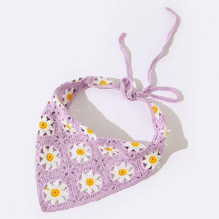 Daisy Ð¡rochet Hair Scarf