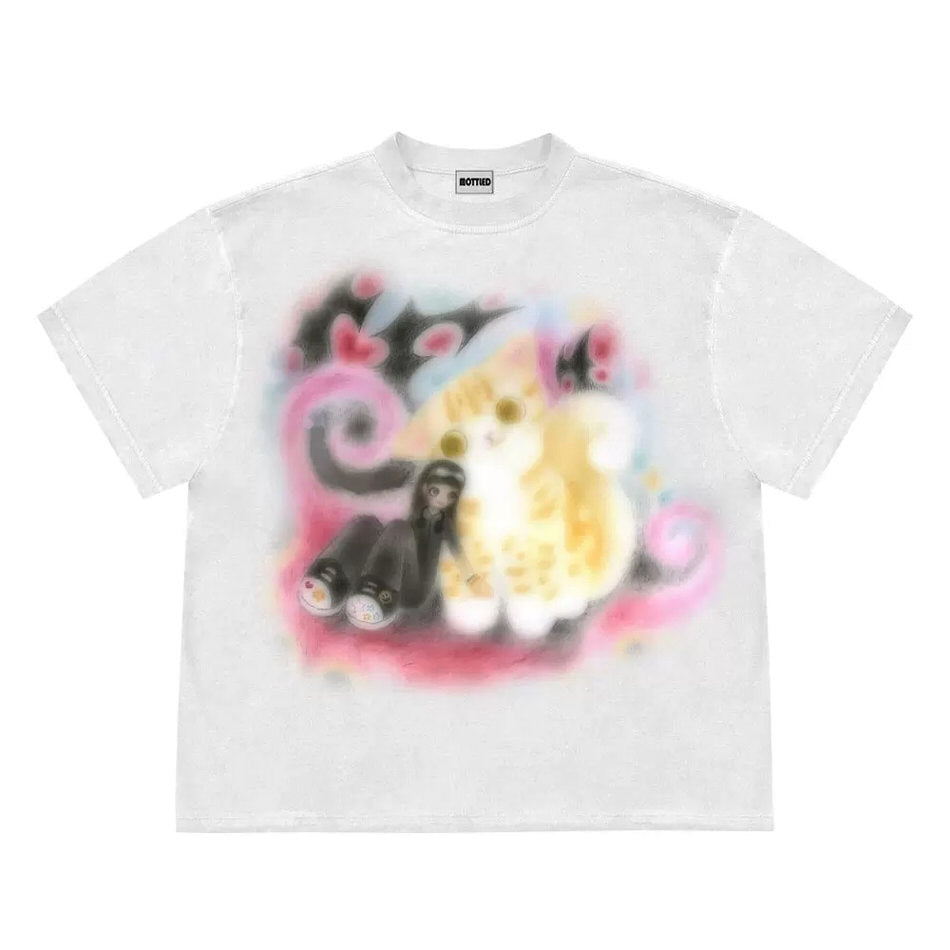 Graffiti Dreams Cat Shirt