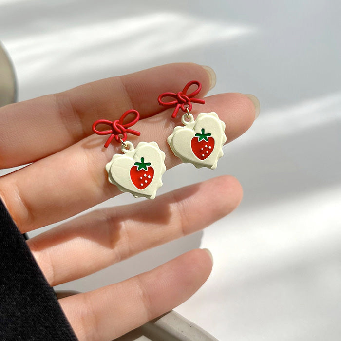 Kawaii Strawberry Earrings