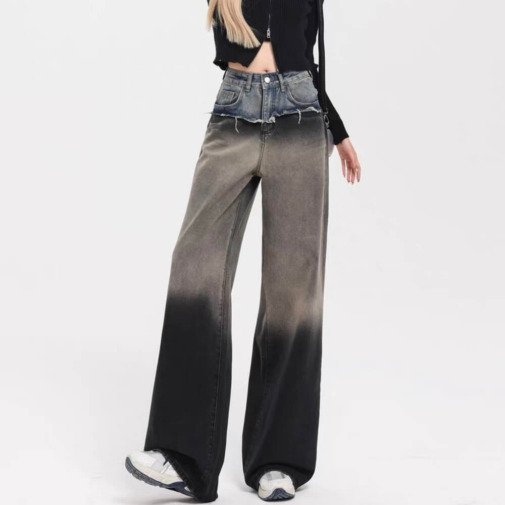 Control Freak Layered Baggy Jeans