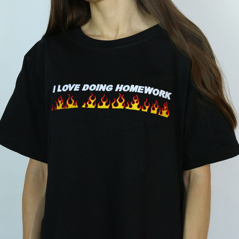 Love Doing Homework Tee, Size S