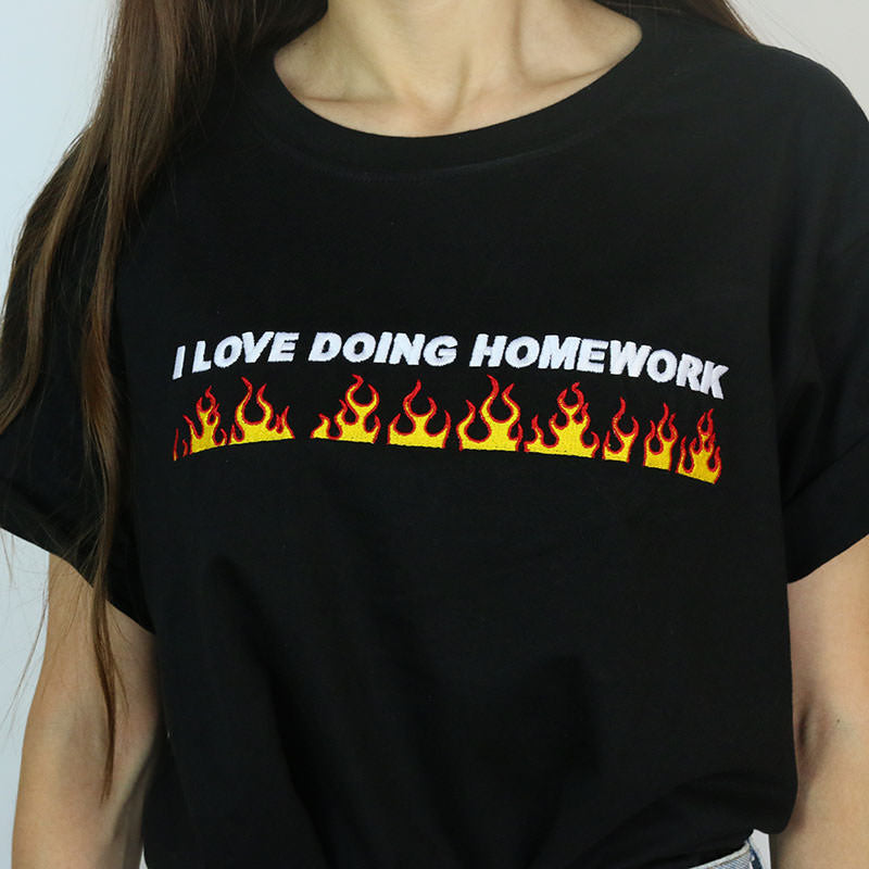 Love Doing Homework Tee