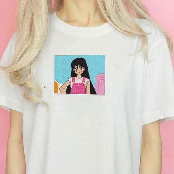 Anime Embroidered T-Shirt