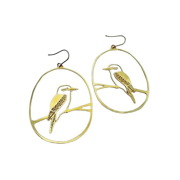 Bird Outline Aesthetic Earrings