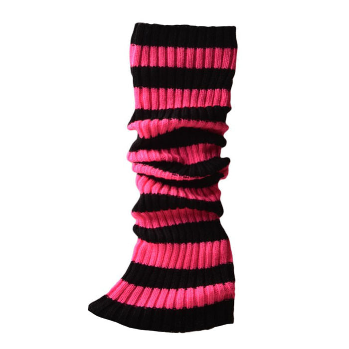 Emo Striped Leg Warmers