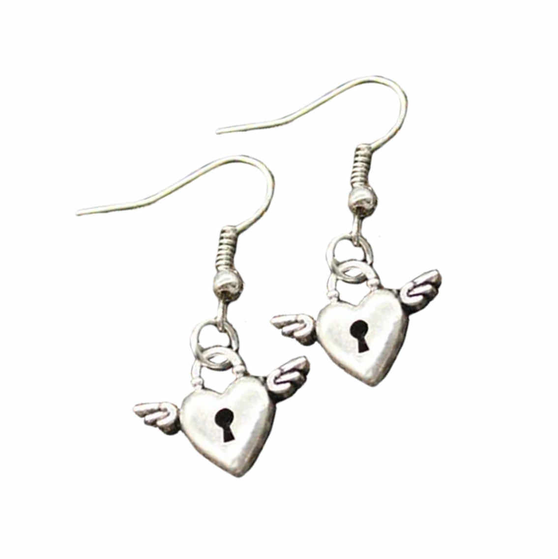 Heart Lock Earrings