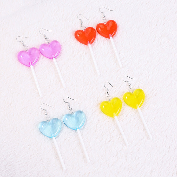 Heart Lollipop Earrings