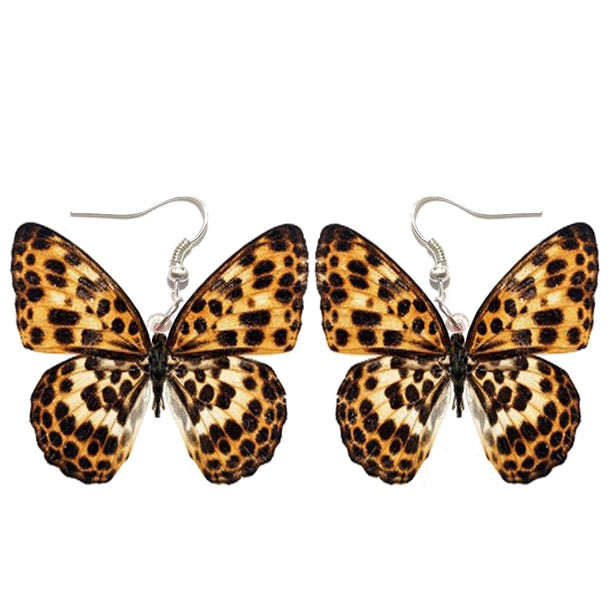 Leopard Butterfly Earrings