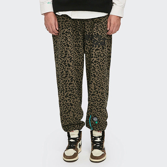 Leopard Print Wide Pants