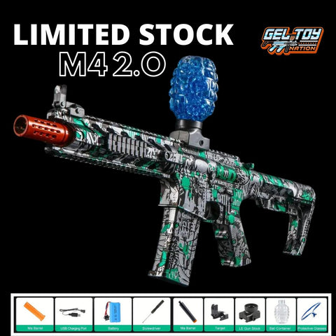 gel toy nation LIMITED Edition m4 gel ball blaster - Gel Toy Nation -