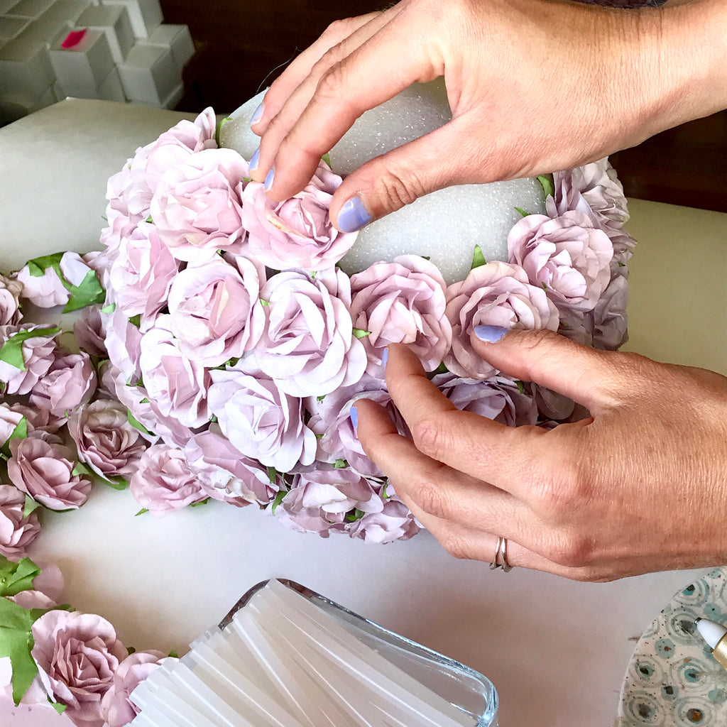 Make Your Own Dusty Mauve Wedding Flower Ball DIY Wedding