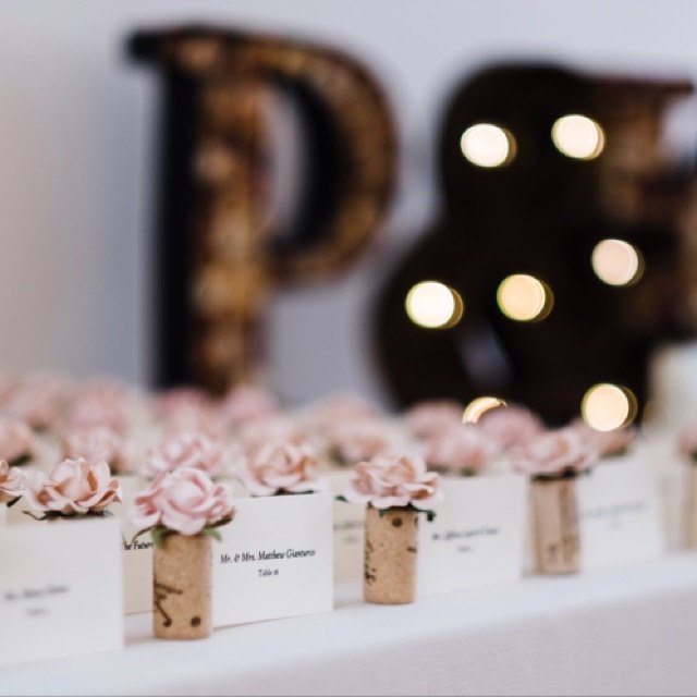 wedding place card frames