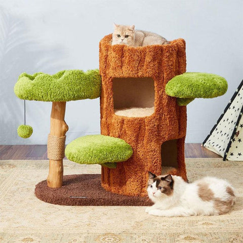 Luxury Simulation Climbing Frame Bed for Multiple Cat Tree
